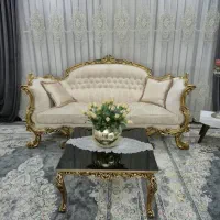 یک دست مبل هفت نفره با میزناهار خوری شش نفره