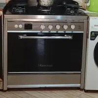 اجاق گاز ۵شعله صفحه شیشه‌ای