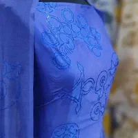 پارچه ست آبریشمی چادر وال ژاپنی