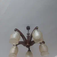 لوستر چوبی ۵ شاخه