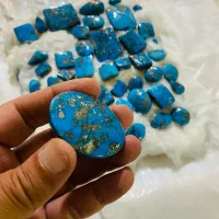نگین فیروزه معدنی رنگ عالی