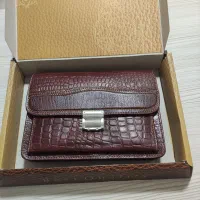 کیف دستی چرم قهوه ای بلوطی  برند خورشید نو