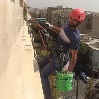 پیچ و رولپلاک نما رول پلاک کردن راپل کاردر ارتفاع