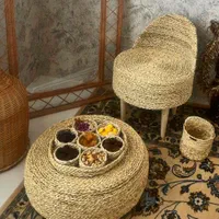 صندلی حصیری میز حصیری پاف حصیری|صندلی و نیمکت|رشت, منظریه|دیوار