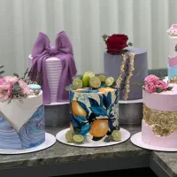 آموزش کیک تولد خامه ای مدرن|خدمات آموزشی|یزد, |دیوار