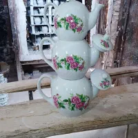 قوری چینی در سه سایز|قوری، کتری، قهوه‌ساز دستی|زابل, |دیوار