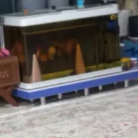 آکواریوم شیشه خم قابلدار دلسا K 1000