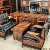 میز مدیریت مبل اداری صندلی انتظار چرم کنفرانسی|دفتر کار|آفتاب, |دیوار