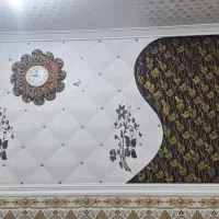 اجرای کناف و رنگ ساختمان.سه بعدی،طرح کاغذدیواری