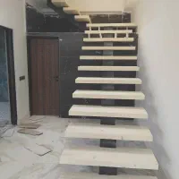 پله،اجرا تخصصی چوب کف پله و نرده چوبی|خدمات پیشه و مهارت|آمل, |دیوار