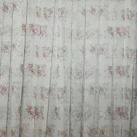 پرده حریر گلدرار همراه با دوعدد یالان