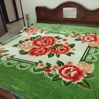 تختخواب دو نفره خوشرنگ از چوب گردو براق ، محکم