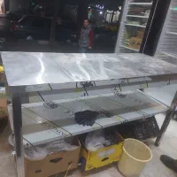 ۳ عدد باهم ۶۵ میلیون و ۱ میز استیل|فروشگاه و مغازه|تهران, دردشت|دیوار