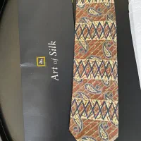 کراوات ۱۰۰ درصد ابریشم ایتالیا انتیک نوبا جعبه