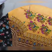 پایه شلوار گلابتونی|لباس|قشم, |دیوار