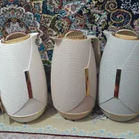 فلاسک استیل شیک ۱ لیتری با بطری شیشه‌ای|قوری، کتری، قهوه‌ساز دستی|خرم‌آباد, |دیوار