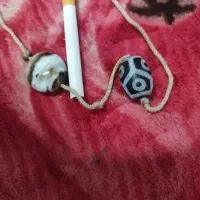 مهره تخم مرغی و سکه ای گبری|کلکسیون اشیاء عتیقه|بم, |دیوار