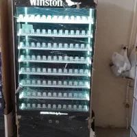 استند سیگار و تنباکو با ریل کریستالی فنری