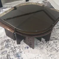 جلو مبلی با چهار تا عسلی|مبلمان خانگی و میز عسلی|آمل, |دیوار