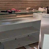 میز ام‌دی اف (MDf)و شیشه ده میل (۳طبقه)|بوفه، ویترین، کنسول|دزفول, |دیوار