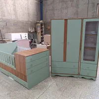 تخت دومنظوره جدیدزیبا|تخت و سرویس خواب|رشت, استقامت ۱|دیوار