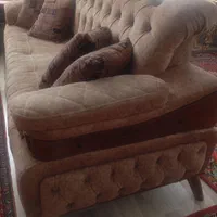 مبل راحتی تخت شو همراه با عسلی