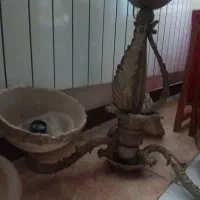 لوستر پتینه و طرح چوب