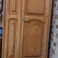 کمد تمام چوب دو درب لباس