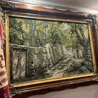 تابلو فرش کوچه باغ تبریز