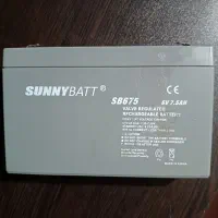 باتری سیلد اسید 6 ولت 7.5 آمپرSUNNYBATT
