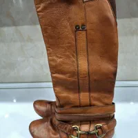 پوتین زنانه سایز  ۳۷ چرم اصل