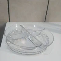 ظرف ۴تایی شیشه ای