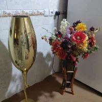 دو عدد گل گلدون