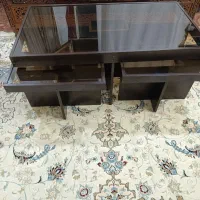 میز وسط بهمراه چهار عدد گل میز|مبلمان خانگی و میز عسلی|اهواز, کوی شهروند|دیوار