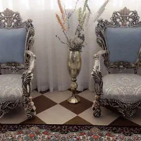 مبل سلطنتی 9 نفره شیک در حد نو|مبلمان خانگی و میز عسلی|کاشمر, |دیوار