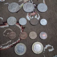 سکه قدیمی و خارجی|کلکسیون سکه، تمبر، اسکناس|فلاورجان, |دیوار