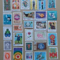 ۱۲۳ عدد تمبر ایرانی قدیمی