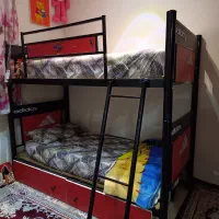 تخت خواب 2طبقه|تخت و سرویس خواب|زنجان, |دیوار