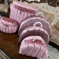 ست چمدان مخملی سه تایی|کیف، کفش، کمربند|اهواز, کیانشهر|دیوار