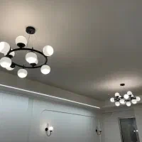 لوستر با لامپ