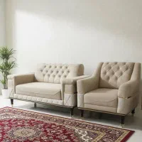 مبل راحتی هفت نفره پارچه‌ای مدرن|مبلمان خانگی و میز عسلی|شیروان (خراسان), |دیوار