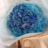 دسته گل روبانی