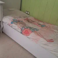 تخت با تشک|تخت و سرویس خواب|قم, باجک دو|دیوار