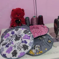 دمکنی همراه دوتا دست گیره خوش رنگ با کیفیت