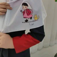 نقاشی روی مقنعه