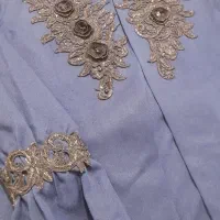 مانتو رنگ صورمه ای خیلی خوشرنگ