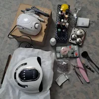 لوازم ناخن کاری در حد نو کامل