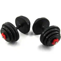 دمبل متغیر تمام لاستیکی از یک تا شصت کیلو