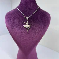 مدال نقره ۹۲۵ عیار دخترانه کادویی