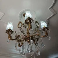 لوستر برنز اصل سنگین وزن|لوستر و چراغ آویز|خوی, |دیوار